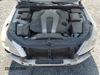 2013 Hyundai Genesis 3.8L with VIN KMHGC4DDXDU257851, listed as a Copart auction lot 59491725 with 95,844 mi miles and Salvage title. Bid and sale history available at DreamBid. Image 11.