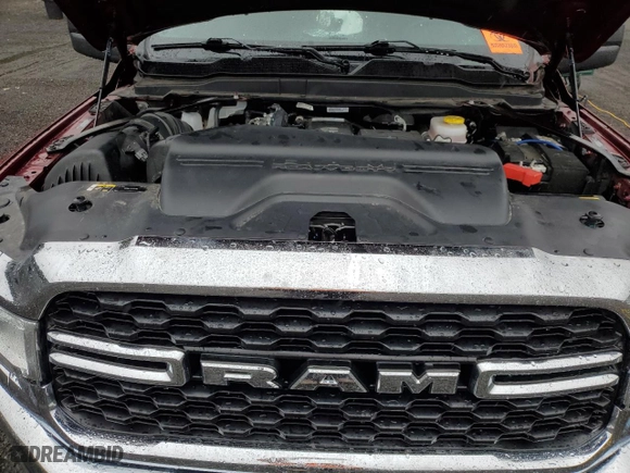 2024 Ram 2500 Big Horn with VIN 3C6UR5DL8RG222908, listed as a Copart auction lot 50209335 with 3,652 mi miles and Salvage Title. Bid and sale history available at carsss.com. Image 11.