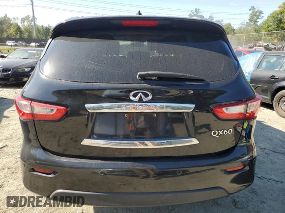 2013 Infiniti JX35 with VIN 5N1AL0MN0DC345790, listed as a Copart auction lot 74954564 with 184,795 mi miles and Clean Title. Bid and sale history available at carsss.com. Image 6.