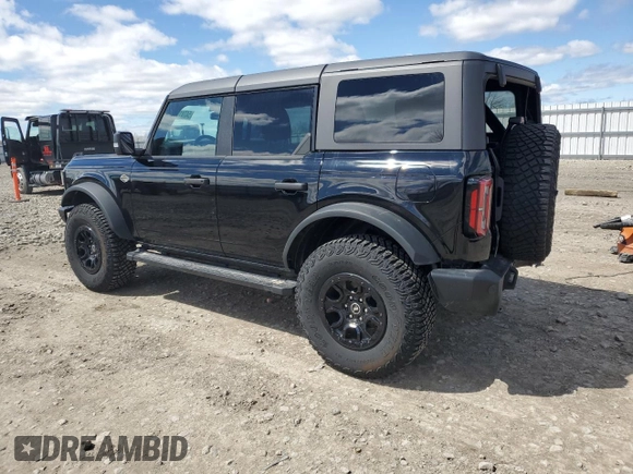 2022 Ford Bronco with VIN 1FMEE5DP4NLB67930, listed as a Copart auction lot 54741955 with 8,087 mi miles and Salvage title. Bid and sale history available at DreamBid. Image 2.