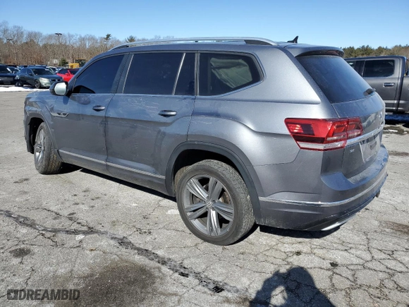 2019 Volkswagen Atlas 3.6L V6 SE w/Technology R-Line with VIN 1V2XR2CA4KC589607, listed as a Copart auction lot 46034575 with 129,684 mi miles and Non Repairable. Bid and sale history available at carsss.com. Image 2.