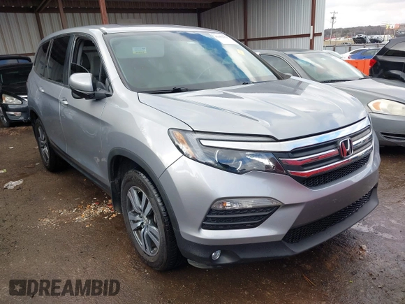 2016 Honda Pilot EX-L with VIN 5FNYF5H53GB040003, listed as a IAAI auction lot 41452374 with Not Provided miles and . Bid and sale history available at DreamBid. Image 1.
