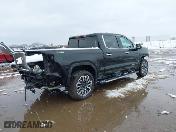 2024 GMC Sierra 1500 SLT with VIN 3GTUUDED4RG240718, listed as a IAAI auction lot 41291456 with 1,849 mi miles and . Bid and sale history available at DreamBid. Image 4.