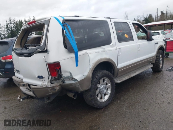 2005 Ford Excursion Eddie Bauer with VIN 1FMSU45P35EA23112, listed as a IAAI auction lot 41173557 with Not Provided miles and . Bid and sale history available at DreamBid. Image 4.