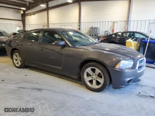2013 Dodge Charger SE with VIN 2C3CDXBG8DH690817, listed as a Copart auction lot 45955005 with 143,337 mi miles and Salvage Title. Bid and sale history available at carsss.com. Image 4.