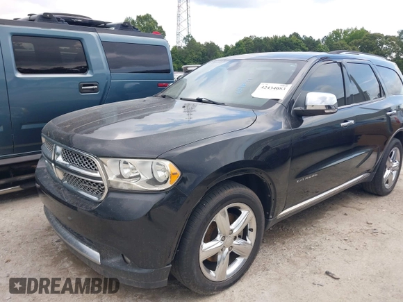 2011 Dodge Durango Citadel with VIN 1D4RD5GG6BC637877, listed as a IAAI auction lot 42434083 with 254,579 mi miles and . Bid and sale history available at DreamBid. Image 2.