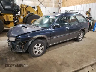 1998 Subaru Legacy Outback with VIN 4S3BG6850W7601142, listed as a Copart auction lot 57319505 with 227,489 mi miles and Salvage title. Bid and sale history available at DreamBid. Image 1.
