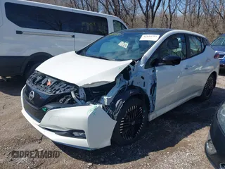 2023 Nissan LEAF SV Plus with VIN 1N4CZ1CV2PC557412, listed as a IAAI auction lot 41814701 with 28,513 mi miles and . Bid and sale history available at DreamBid. Image 6.