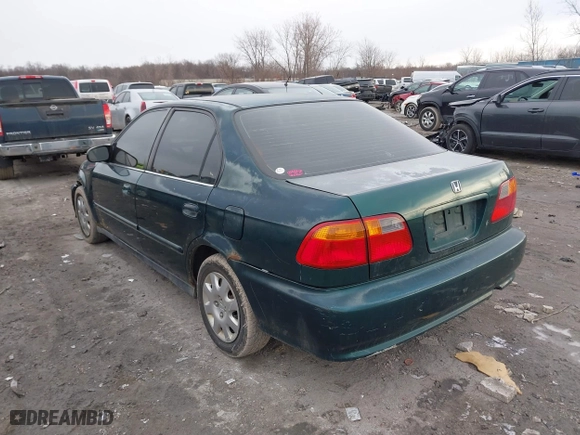 1999 Honda Civic VP with VIN 2HGEJ6617XH537283, listed as a IAAI auction lot 41483084 with 153,655 mi miles. Bid and sale history available at carsss.com. Image 3.