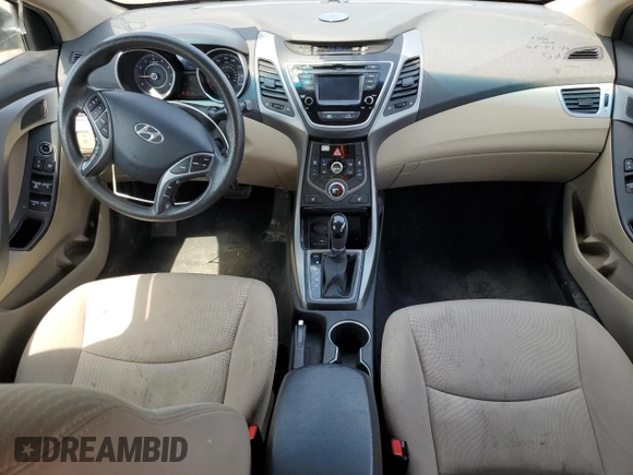 2014 Hyundai Elantra SE z VIN KMHDH4AE3EU095984, wystawiony jako Copart lot #54192135 z przebiegiem 117 551 mil mil oraz Szkoda całkowita • Salvage title. Historia ofert i sprzedaży dostępna na DreamBid. Obrazek 8.