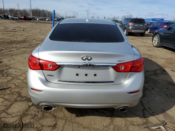 2017 Infiniti Q50 3.0t Premium with VIN JN1EV7AR3HM833778, listed as a Copart auction lot 50554175 with 92,356 mi miles and Clean Title. Bid and sale history available at carsss.com. Image 6.