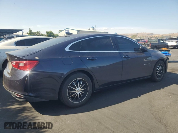 2016 Chevrolet Malibu LS with VIN 1G1ZB5ST4GF344145, listed as a Copart auction lot 60211385 with 142,371 mi miles and Salvage title. Bid and sale history available at DreamBid. Image 3.