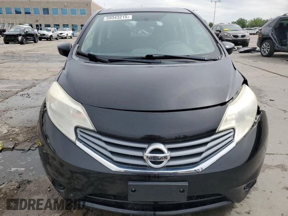2015 Nissan Note SR with VIN 3N1CE2CP4FL370448, listed as a Copart auction lot 59343215 with 106,219 mi miles and Salvage title. Bid and sale history available at DreamBid. Image 5.