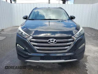 2016 Hyundai Tucson Limited z VIN KM8J33A29GU023790, wystawiony jako Copart lot #56313385 z przebiegiem 93 143 mil mil oraz Czysty tytuł • Clean title. Historia ofert i sprzedaży dostępna na DreamBid. Obrazek 5.