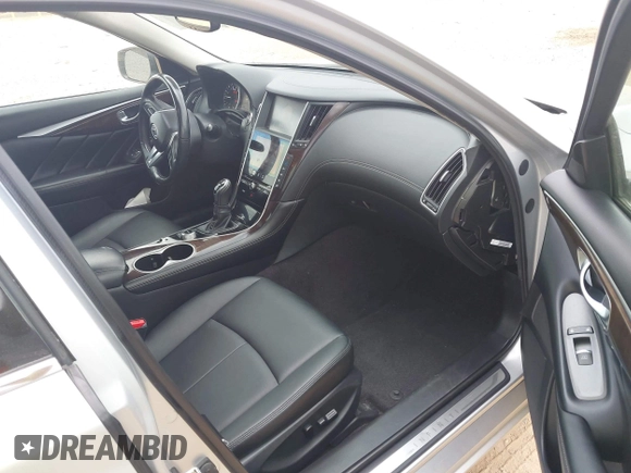 2018 Infiniti Q50 3.0t Luxe with VIN JN1EV7AR0JM433540, listed as a IAAI auction lot 42129284 with 105,966 mi miles. Bid and sale history available at carsss.com. Image 5.