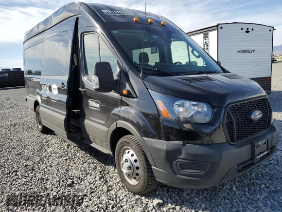 2023 Ford Transit Passenger XL with VIN 1FBVU4XG3PKA55923, listed as a Copart auction lot 47928165 with 83,174 mi miles and Salvage title. Bid and sale history available at DreamBid. Image 4.
