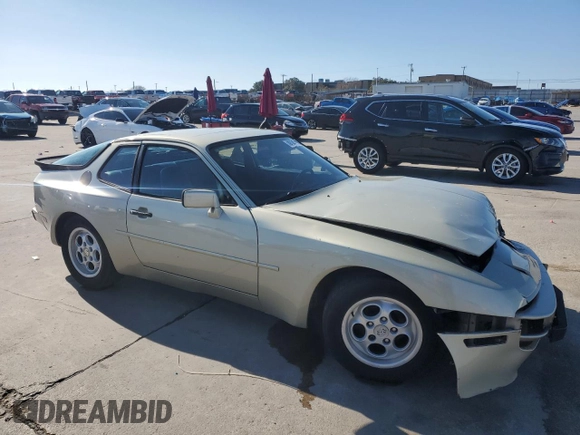 1984 Porsche 944 with VIN WP0AA0948EN456684, listed as a Copart auction lot 85347214 with 21,213 mi miles and Clean Title. Bid and sale history available at carsss.com. Image 4.