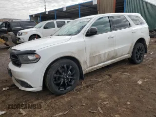 2020 Dodge Durango SXT Plus with VIN 1C4RDJAG6LC215415, listed as a Copart auction lot 43016165 with 92,248 mi miles and Salvage Title. Bid and sale history available at carsss.com. Image 1.