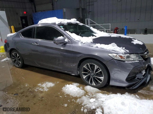 2016 Honda Accord Coupe EX-L with VIN 1HGCT1B80GA003516, listed as a Copart auction lot 44823805 with 104,078 mi miles and Salvage Title. Bid and sale history available at carsss.com. Image 4.