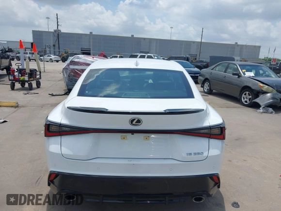 2023 Lexus IS 350 F Sport with VIN JTHGZ1B26P5071871, listed as a IAAI auction lot 42103497 with 16,456 mi miles and . Bid and sale history available at DreamBid. Image 17.