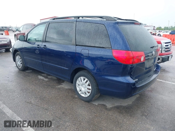 2007 Toyota Sienna CE with VIN 5TDZK23C17S048858, listed as a IAAI auction lot 42250373 with 130,025 mi miles and . Bid and sale history available at DreamBid. Image 3.