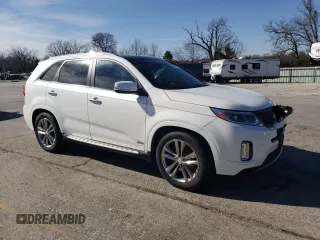 2014 Kia Sorento SX with VIN 5XYKWDA75EG487675, listed as a Copart auction lot 49049185 with 184,150 mi miles and Salvage Title. Bid and sale history available at carsss.com. Image 4.