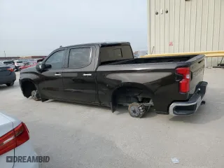 2019 Chevrolet Silverado 1500 LTZ with VIN 1GCPWEEDXKZ209962, listed as a Copart auction lot 47596025 with 0 mi miles and Salvage Title. Bid and sale history available at carsss.com. Image 2.