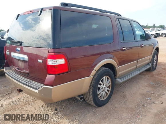 2011 Ford Expedition EL XLT with VIN 1FMJK1H54BEF40456, listed as a IAAI auction lot 42097529 with 209,217 mi miles. Bid and sale history available at carsss.com. Image 4.