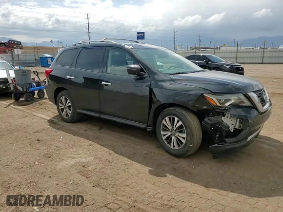 2017 Nissan Pathfinder SL with VIN 5N1DR2MM4HC691314, listed as a Copart auction lot 52129145 with 106,192 mi miles and Salvage Title. Bid and sale history available at carsss.com. Image 12.
