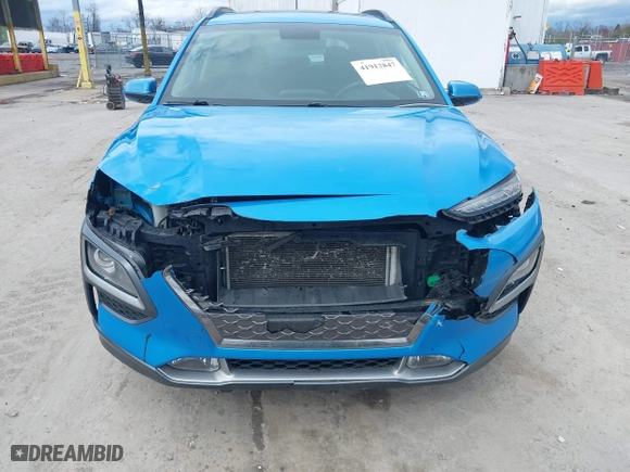 2018 Hyundai Kona Limited with VIN KM8K3CA59JU179785, listed as a IAAI auction lot 41912847 with 77,946 mi miles. Bid and sale history available at carsss.com. Image 6.