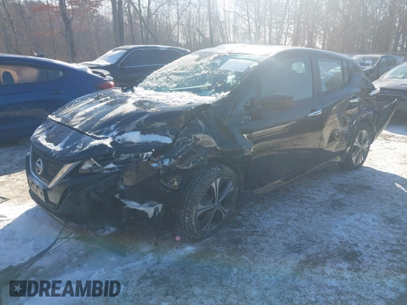 2022 Nissan LEAF SV Plus with VIN 1N4BZ1CV6NC552738, listed as a IAAI auction lot 41383500 with 44,205 mi miles and . Bid and sale history available at DreamBid. Image 21.