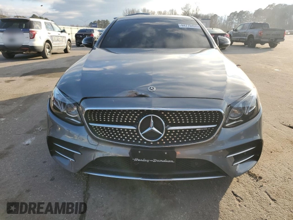 2018 Mercedes-Benz E-Class AMG E 43 with VIN WDDZF6EB0JA480965, listed as a Copart auction lot 44770455 with 48,370 mi miles and Salvage Title. Bid and sale history available at carsss.com. Image 5.