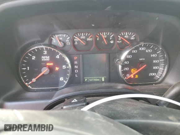 2017 Chevrolet Silverado 1500 Work Truck with VIN 1GCVKNEH4HZ255866, listed as a Copart auction lot 47871805 with 147,700 mi miles and Salvage Title. Bid and sale history available at carsss.com. Image 9.