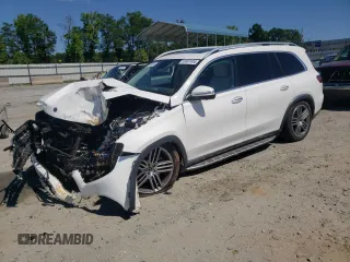 2020 Mercedes-Benz GLS 450 with VIN 4JGFF5KE0LA205603, listed as a Copart auction lot 58381444 with 66,038 mi miles and Salvage Title. Bid and sale history available at DreamBid. Image 1.