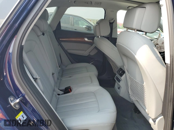 2022 Audi Q5 S line Premium with VIN WA1GAAFY6N2071689, listed as a Copart auction lot 59636025 with 19,969 mi miles and Salvage title. Bid and sale history available at DreamBid. Image 11.
