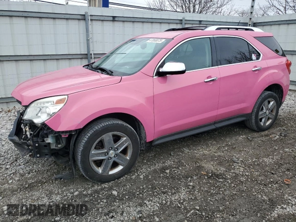 2014 Chevrolet Equinox LTZ with VIN 2GNFLHE3XE6147354, listed as a Copart auction lot 47068075 with 137,268 mi miles and Clean Title. Bid and sale history available at carsss.com. Image 1.