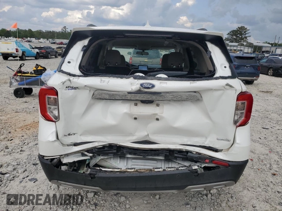 2020 Ford Explorer XLT z VIN 1FMSK7DH1LGB80124, wystawiony jako Copart lot #53377115 z przebiegiem 107 779 mil mil oraz Szkoda całkowita • Salvage title. Historia ofert i sprzedaży dostępna na DreamBid. Obrazek 6.