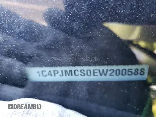 2014 Jeep Cherokee Latitude with VIN 1C4PJMCS0EW200588, listed as a Copart auction lot 54171255 with 196,247 mi miles and Salvage Title. Bid and sale history available at DreamBid. Image 13.