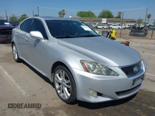 2006 Lexus IS 250 Manual with VIN JTHBK262862004378, listed as a IAAI auction lot 41865781 with 184,169 mi miles. Bid and sale history available at carsss.com. Image 1.