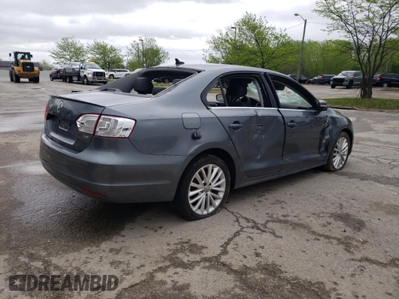 2014 Volkswagen Jetta TDI w/Premium with VIN 3VWLL7AJ1EM428536, listed as a Copart auction lot 53896765 with 75,525 mi miles and Salvage title. Bid and sale history available at DreamBid. Image 3.