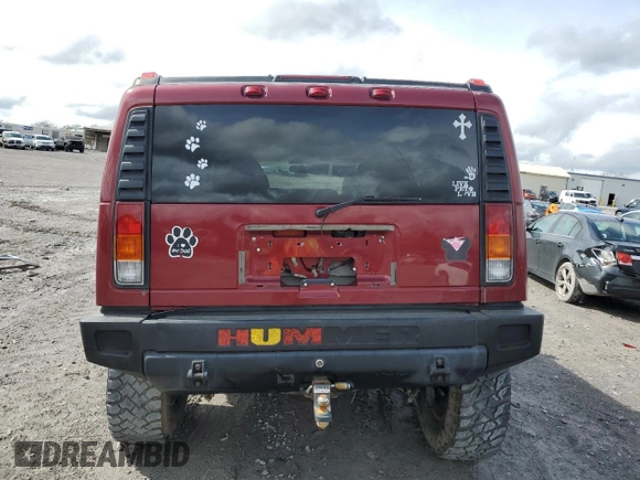 2003 Hummer H2 with VIN 5GRGN23U23H113799, listed as a Copart auction lot 50371985 with 146,044 mi miles and Clean Title. Bid and sale history available at carsss.com. Image 6.