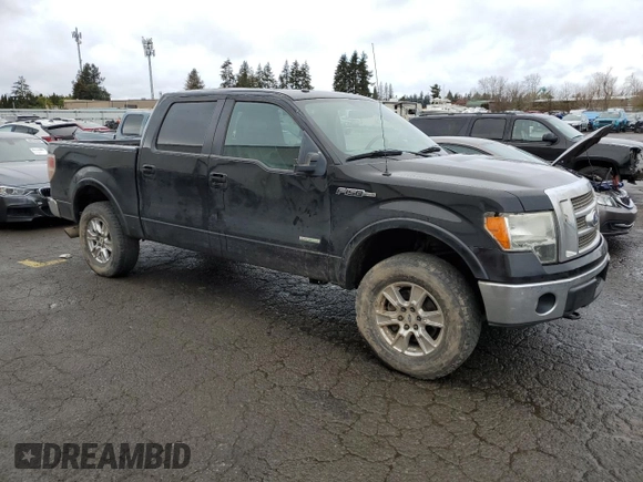 2011 Ford F-150 XLT with VIN 1FTFW1ET8BFD32883, listed as a Copart auction lot 42286455 with 188,181 mi miles and Salvage Title. Bid and sale history available at carsss.com. Image 4.