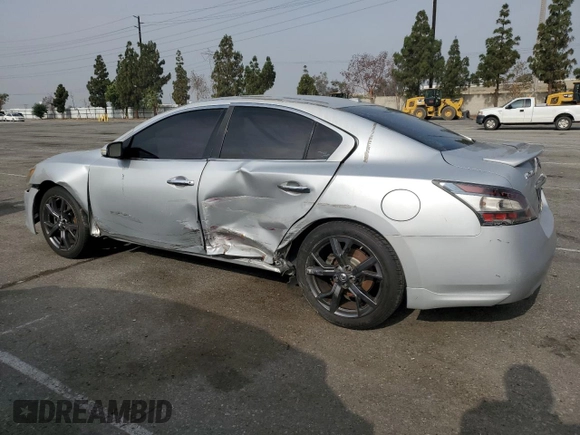 2013 Nissan Maxima SV with VIN 1N4AA5AP9DC808349, listed as a Copart auction lot 60731485 with 202,716 mi miles and Salvage title. Bid and sale history available at DreamBid. Image 2.