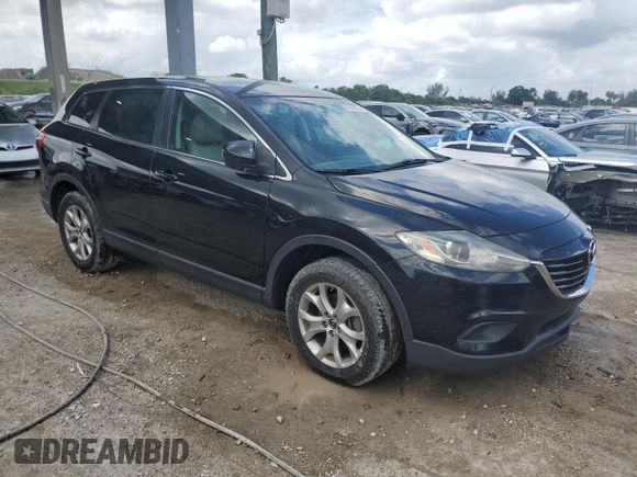 2015 Mazda CX-9 Sport with VIN JM3TB2BA5F0449957, listed as a Copart auction lot 52299825 with 105,017 mi miles and Salvage Title. Bid and sale history available at carsss.com. Image 4.