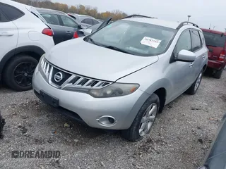 2009 Nissan Murano S with VIN JN8AZ18W19W151078, listed as a IAAI auction lot 38020628 with 129,116 mi miles and . Bid and sale history available at carsss.com. Image 2.