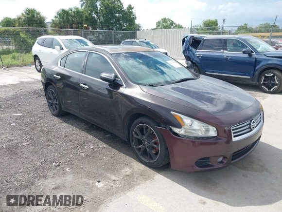 2012 Nissan Maxima SV with VIN 1N4AA5AP7CC814410, listed as a IAAI auction lot 42636484 with 144,363 mi miles and . Bid and sale history available at DreamBid. Image 1.
