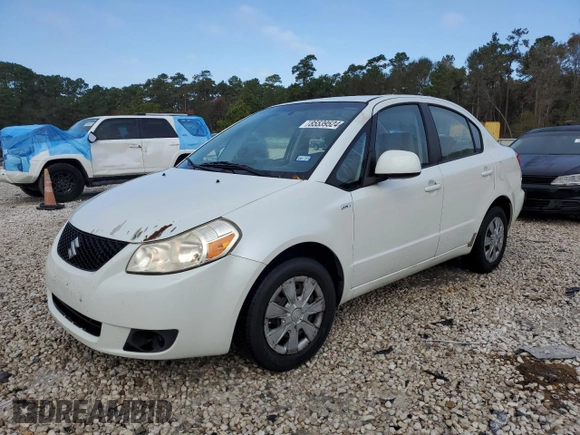 2008 Suzuki SX4 with VIN JS2YC412485105923, listed as a Copart auction lot 85539524 with 115,792 mi miles and Salvage Title. Bid and sale history available at carsss.com. Image 1.