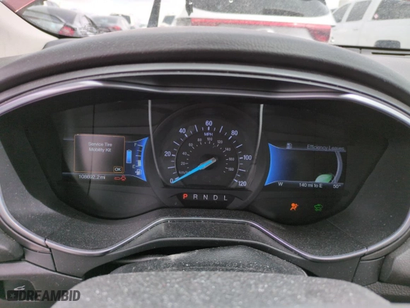 2015 Ford Fusion Titanium Hybrid with VIN 3FA6P0RU3FR247426, listed as a Copart auction lot 51473485 with 108,692 mi miles and Salvage Title. Bid and sale history available at carsss.com. Image 9.
