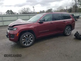 2022 Jeep Grand Cherokee Overland с VIN 1C4RJJDG7N8570281, выставлен на аукционе Copart как лот 43272305 с пробегом Не указан миль и Списание • Salvage title. История ставок и продаж доступна на DreamBid. Изображение 1.
