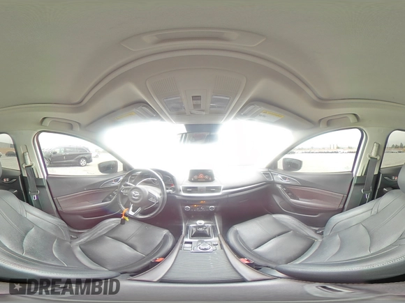 2017 Mazda 3 Grand Touring with VIN JM1BN1M35H1122136, listed as a Copart auction lot 54458755 with 62,515 mi miles and Salvage Title. Bid and sale history available at DreamBid. Image 14.